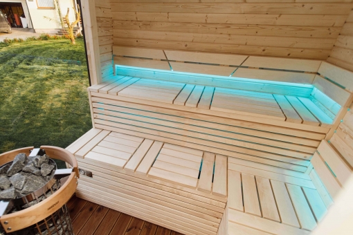 LUXURY sauna with anteroom 245×340