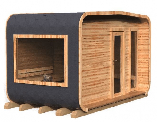 DELUX sauna with anteroom 245*420