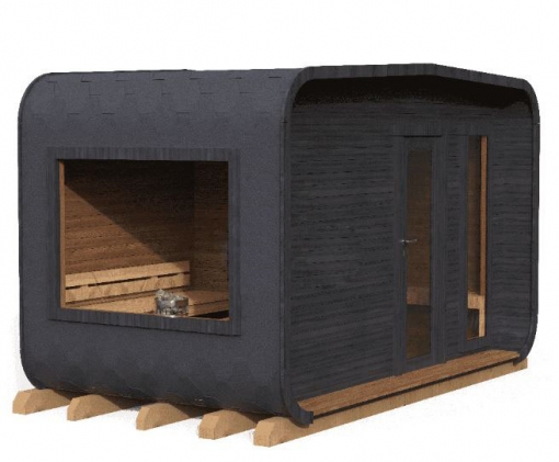 DELUX sauna with anteroom 245*420