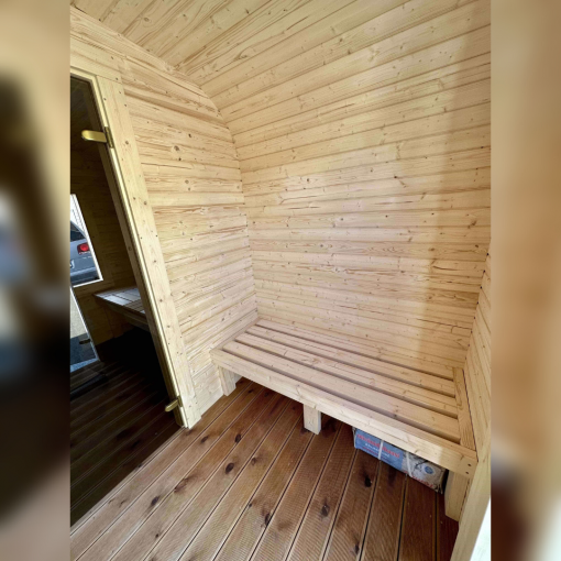 4M CUBE sauna with anteroom