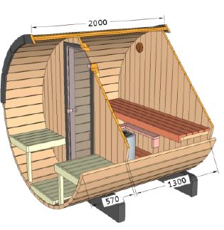 Barrel 200 saun